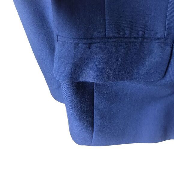 Talbot's Vintage Woman's Navy Wool Jacket Gold‎ Buttons, Three Pockets Size 20 - Picture 12 of 16